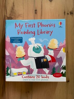 Born My First Phonics Reading Library - Blue, Pink, White